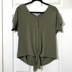 Green Envelope Blouse